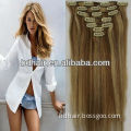 fashion clip in human hair weft extensions chinese remy hair